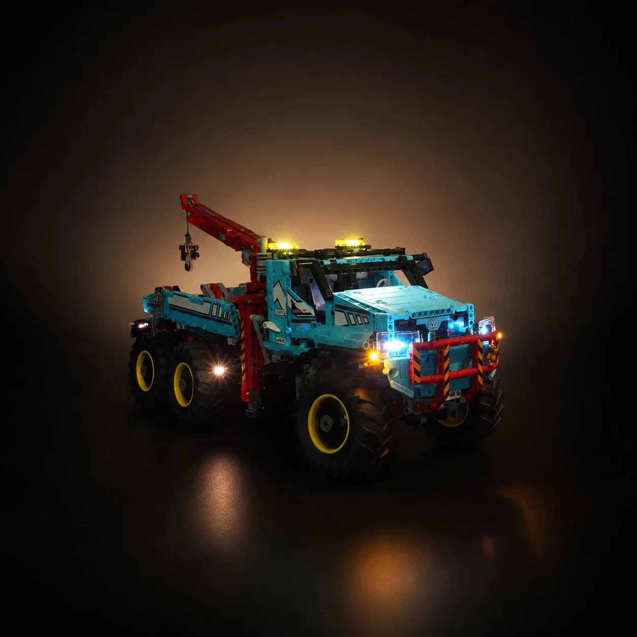 Light Kit Compatible with LEGO® 6x6 All Terrain Tow Truck Set 42070