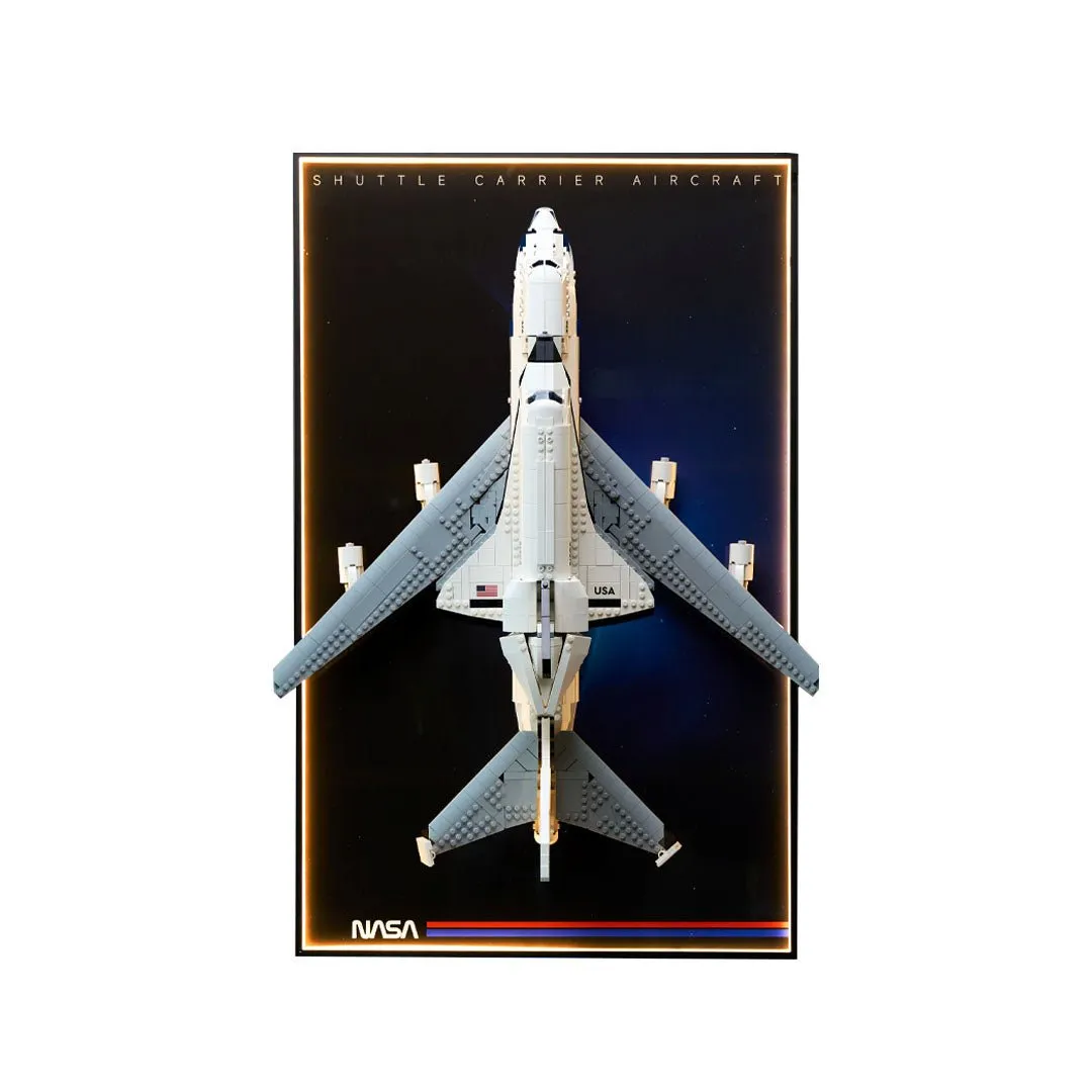 Wall Display Frame for LEGO® Icons NASA Shuttle Carrier 10360
