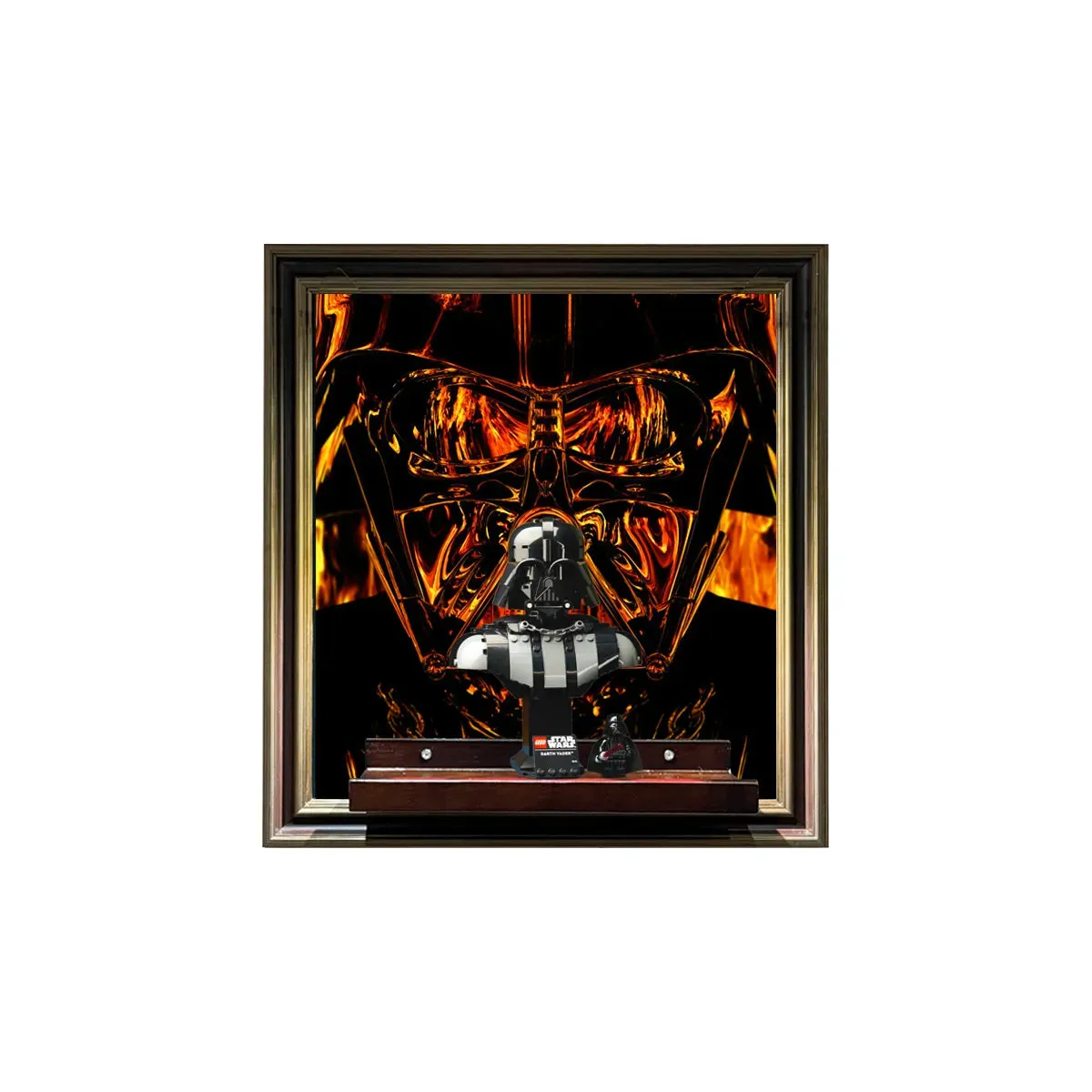Wall Display Frame for LEGO® Star Wars™ Darth Vader™ Bust 75439
