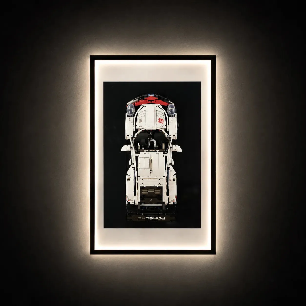Premium Wall Mount Display Frame for LEGO® Technic™ Porsche 911 RSR s