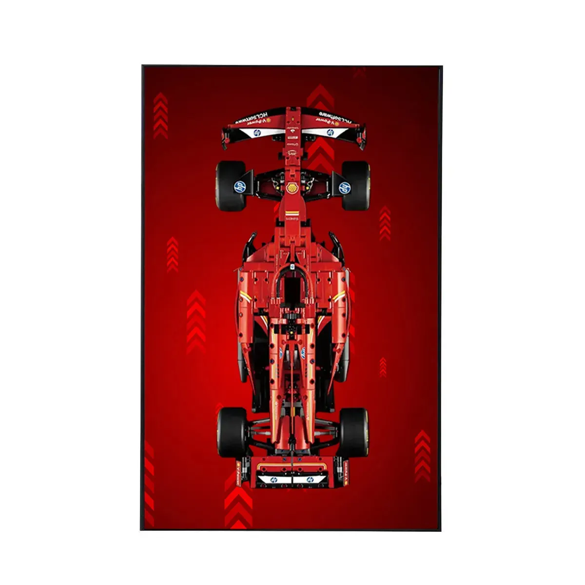 Wall Display Frame for LEGO® Ferrari F1 SF-24 42207 | Scarlet Rise