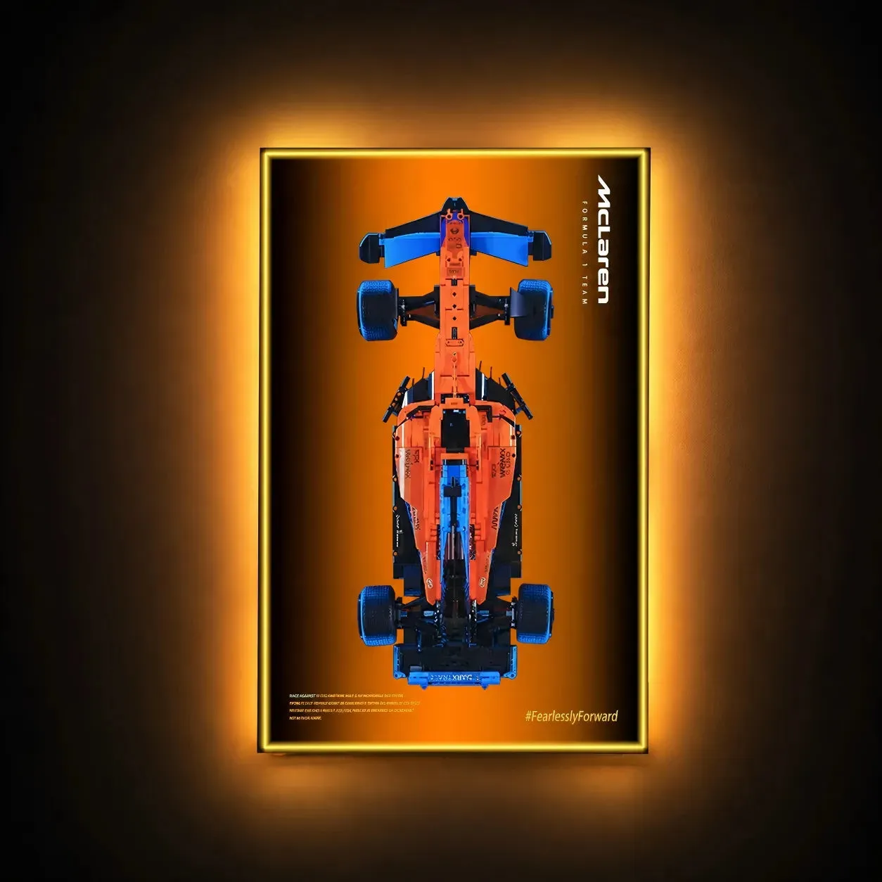 Premium Wall Display Compatible with LEGO® Technic™ McLaren F1 42141 Style B
