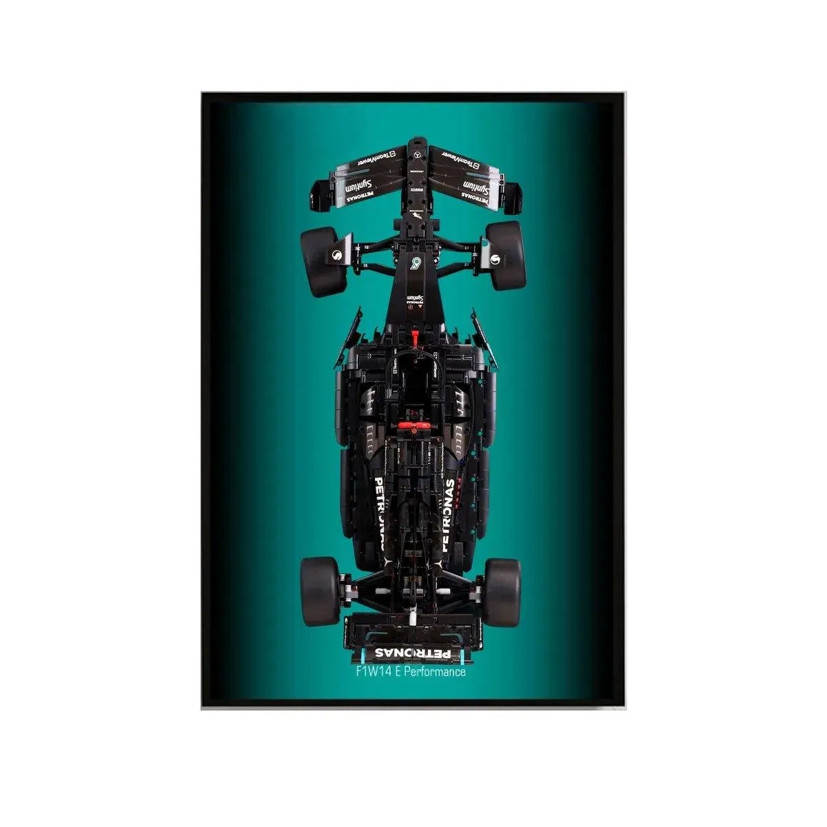 Premium Wall Display for LEGO® Mercedes-AMG F1 42171 Style C