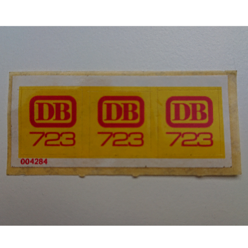 Stickerbogen für Set 723-2 [Keine Farbe/Beliebige Farbe]