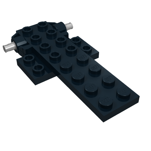 Pullback Motor 8 × 4 × 2/3 Black