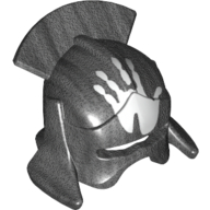 Helmet Castle with Lateral Comb and Handprint Print Perltitan