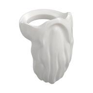 Minifig Neckwear Beard, Rounded End [Gandalf] Weiß
