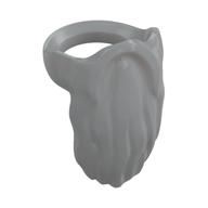 Minifig Neckwear Beard, Rounded End [Gandalf] Light Bluish Gray