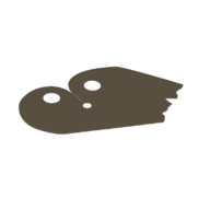 Neckwear Cape, Pauldron, Tattered Dark Tan