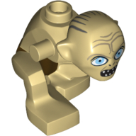 Body / Head Gollum, Wide Eyes Print Tan