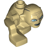 Body / Head Gollum, Narrow Eyes Print Beige