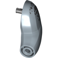Bigfig Arm, Left with Scales Print Sandblau