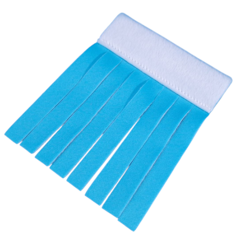 Curtain, Carwash, Strips Medium Azure