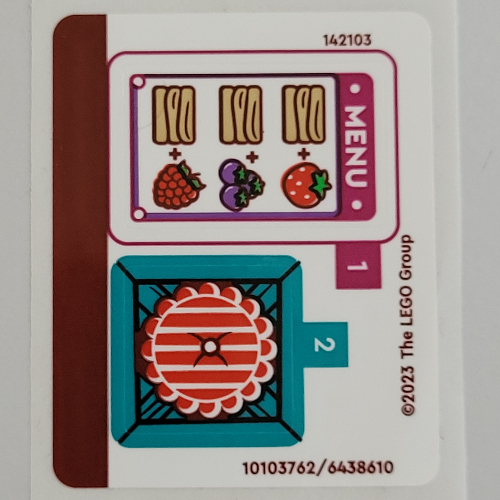 Stickerbogen für Set 41753-1 [Keine Farbe/Beliebige Farbe]