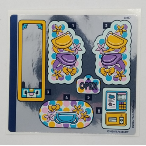 Sticker Sheet for Set 42608-1 [No Color/Any Color]