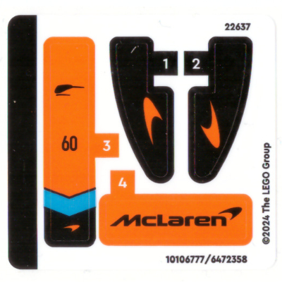 Sticker Sheet for Set 30683-1 [No Color/Any Color]