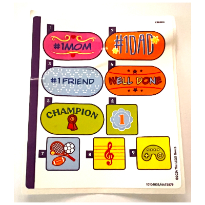 Sticker Sheet for Set 40688-1 [No Color/Any Color]