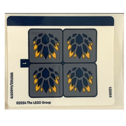 Stickerbogen für Set 71810-1 [Keine Farbe/Beliebige Farbe]