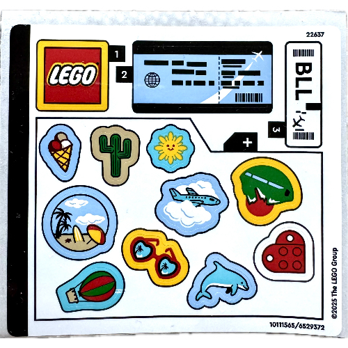 Sticker Sheet for Set 40817-1 [No Color/Any Color]