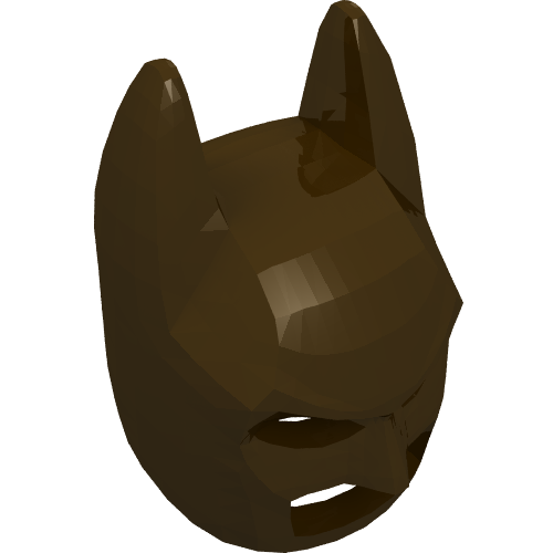 Mask, Batman Cowl [Plain] Dark Brown