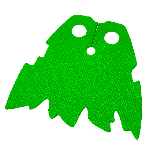 Neckwear Cape, Tattered Hellgrün
