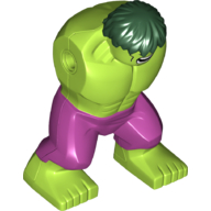 Body Giant, Hulk with Magenta Pants Print Limette