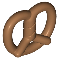 Food Pretzel Medium Nougat