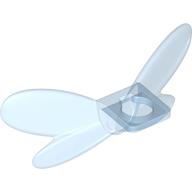 Minifig Neckwear Wings Fairy Trans-Medium Blue