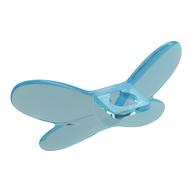 Minifig Neckwear Wings Fairy Trans-Light Blue