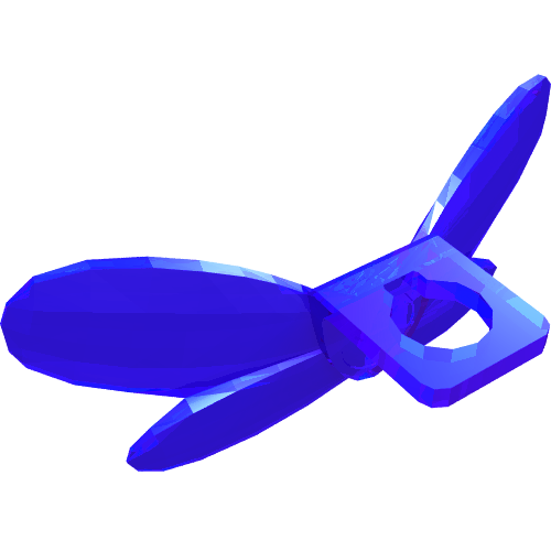Minifig Neckwear Wings Fairy Trans-Purple
