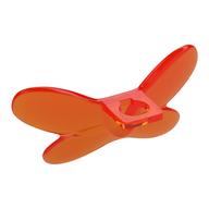 Minifig Neckwear Wings Fairy Transparent-Neonorange