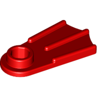 Minifig Footwear Flipper [Thick] Rot