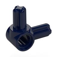 Technic Pin Connector Hub with 2 Perpendicular Axles Dark Blue