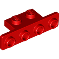 Bracket 1 × 2 - 1 × 4 [Rounded Corners] Rot