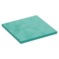 Tile 6 × 6 with Bottom Tubes Dark Turquoise