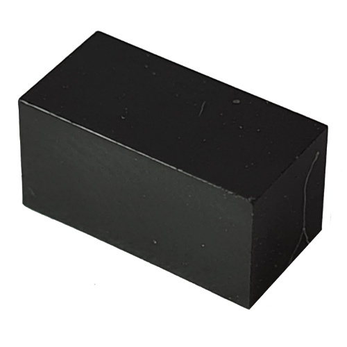 Modulex Tile 1 × 2 with White 'j' Print, without Internal Supports