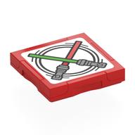 Tile Special 2 × 2 with SMART Tag with Lightsabers Print