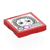 Tile Special 2 × 2 with SMART Tag with '#0039' Jigglypuff Print Red