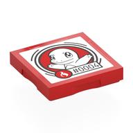 Tile Special 2 × 2 with SMART Tag with '#0004' Charmander Print Rot