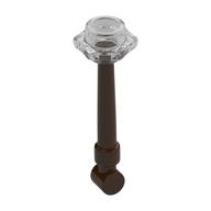 Equipment Wand with Trans-Clear Hollow Stud Pattern Dunkelbraun