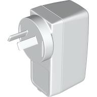Electric Adapter / Transformer, USB, Type I (AU & NZ) White