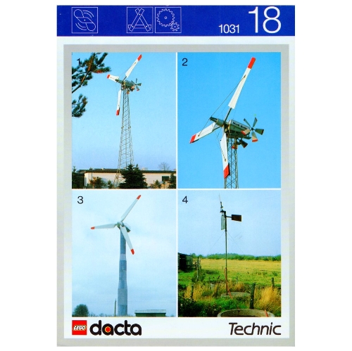 Activity Booklet 18 - Windmills - Set 1030 [No Color/Any Color]