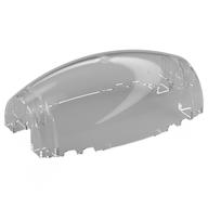 Windscreen 10 × 6 × 3 Bubble Canopy Double Tapered with Square Front Cutout Trans-Clear