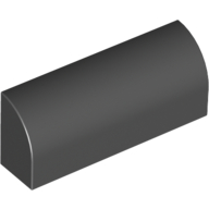 Bogenstein 1 × 4 × 1 1/3 Nr. Noppen Schwarz