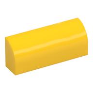 Brick Curved 1 × 4 × 1 1/3 No Studs Yellow