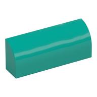 Brick Curved 1 × 4 × 1 1/3 No Studs Dark Turquoise