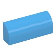 Bogenstein 1 × 4 × 1 1/3 Nr. Noppen Mittelblau