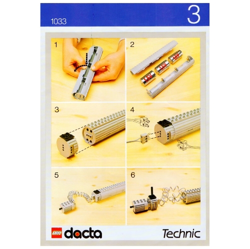 Activity Booklet 3 - Using the 4.5V motor - Set 1032 [No Color/Any Color]