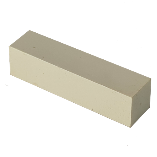 Modulex Tile 1 × 4 with Internal Supports in Modulex White