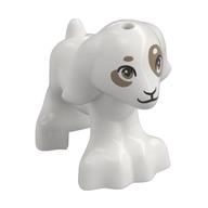 Animal, Goat with Dark Tan Spots print Weiß